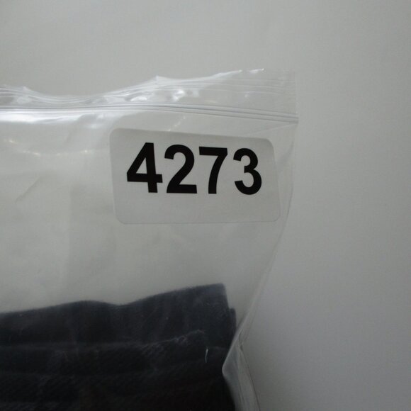 H&M No Fear Pants Womens 8 Black Wide Leg Loose Fit Twill All Over Print 29 x 31 - Picture 16 of 16